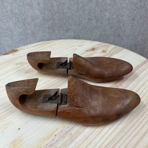 Vintage‎ Wooden Shoe Tree Form Size 10C One Pair Collector